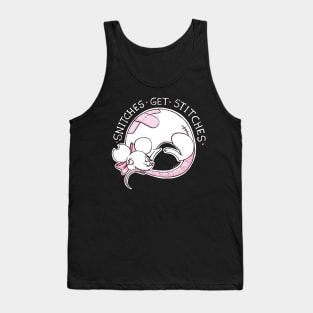 Snitches get stitches Tank Top